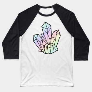 Rainbow Crystals Baseball T-Shirt